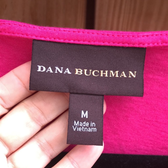 NWOT! - DANA BUCHMAN Bead Embellished Cotton Modal Top - Picture 2 of 5